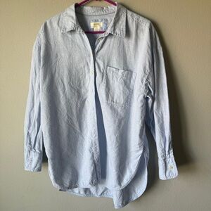 Anthropologie Bennett Light Blue Button-Up Shirt